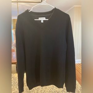 John W Nordstrom 100% Cashmere V-Neck Sweater - Mens Large